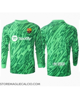 Barcelona Portiere Maglia Gara Trasferta Repliche 2024-25 Maniche Lunghe
